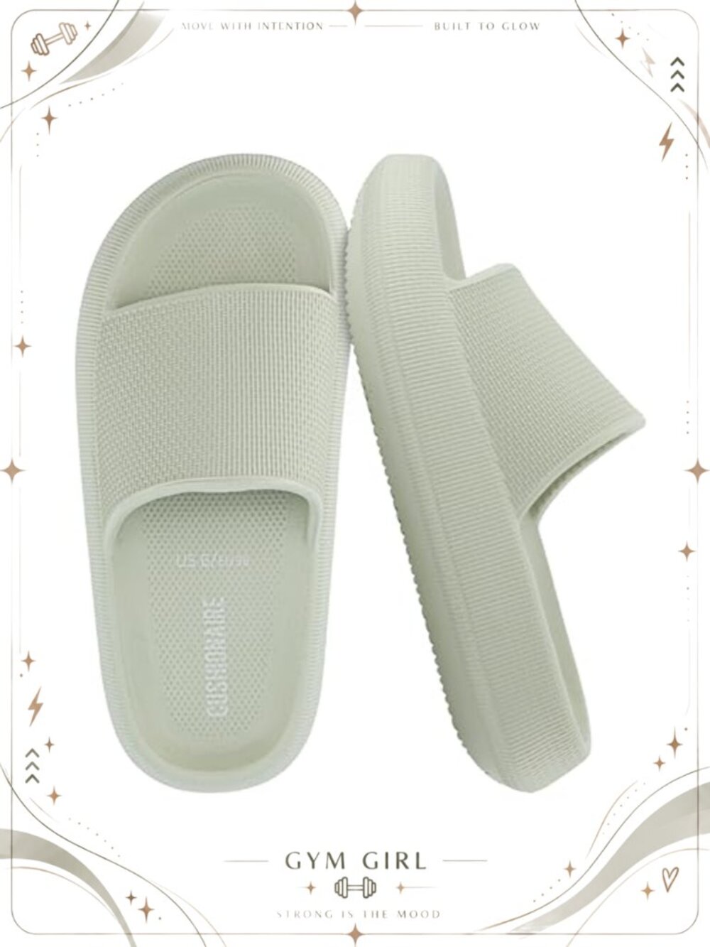 EVA Foam Slide Sandals for Women Comfortable Slip On Shower Beach Shoes